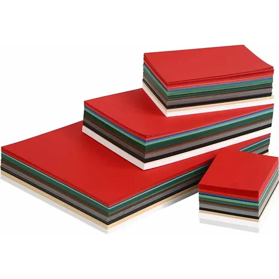 Creativ Julekarton, ass. farver, 1500 ark, 180 g (A3–A6)