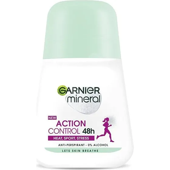 Mineral Deodorant Roll-on Control Handling 48h til kvinder 50 ml