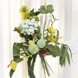 Creativity in a Box Maxi DIY Kit – Crepepapir blomster (grøn/hvid)