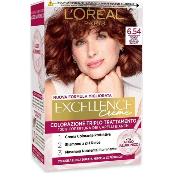 L'Oréal Excellence Triple Treatment N 6,54