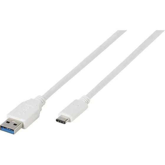 Vivanco SuperSpeed USB-C til USB-A kabel 1 m, hvid