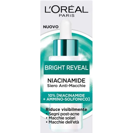 L'oreal Bright Reveal 10% Niacinamid + Aminosulfonsyre Serum 30 ml