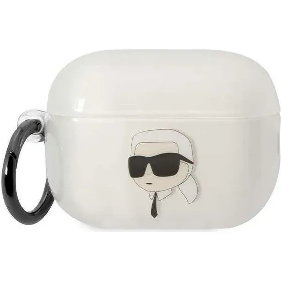 Karl Lagerfeld Ikonik Airpods Pro 2 Cover - Transparent