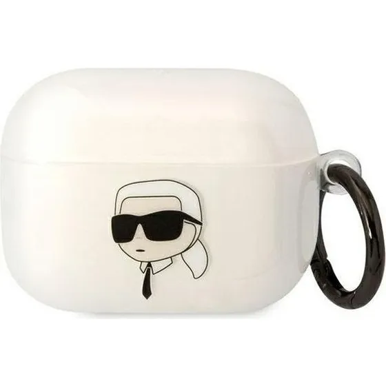 Karl Lagerfeld KLAPHNIKTCT AirPods Pro cover - Transparent med Karl-hoved