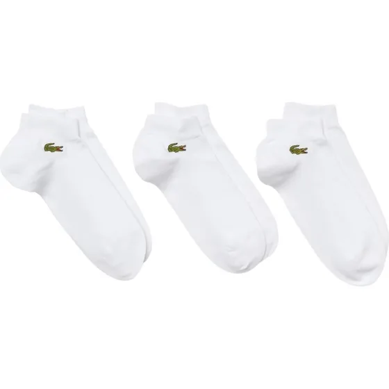 Lacoste Sport Low-Cut Socks 3-pak - Hvid