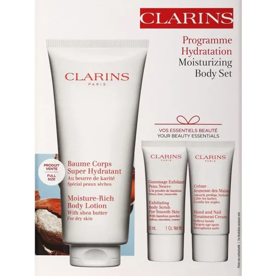 Clarins Rigt Sæt - Fugtgivende Body Care (230 ml)
