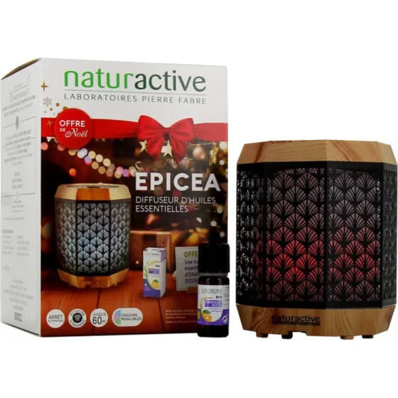 Naturactive Spruce Diffuser + 10 ml Økologisk Appelsin Olie