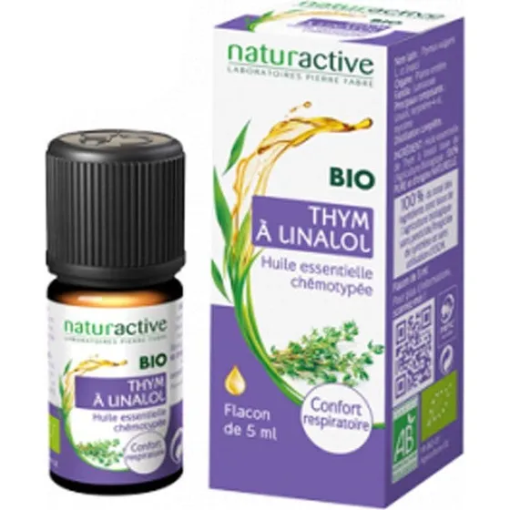 Naturaktiv Timian Æterisk Olie Linalol BIO 5ml