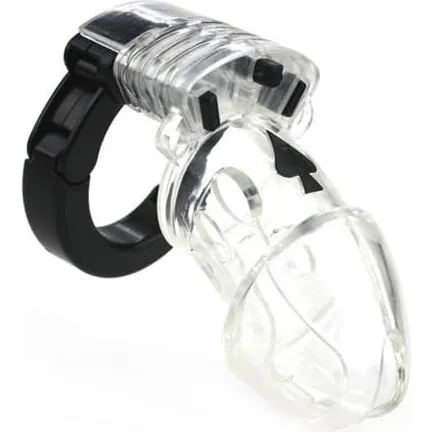 Clear Adjustable Chastity Cage Kyskhedsbur