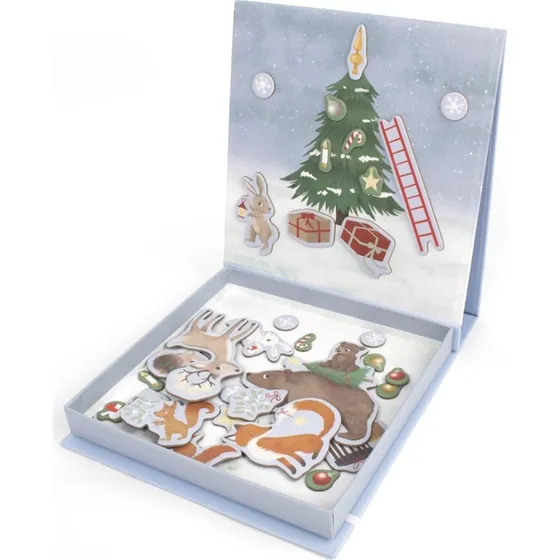 FILIBABBA Forest Friends Magnetisk Sjov – Wonderful Winter (38 dele)