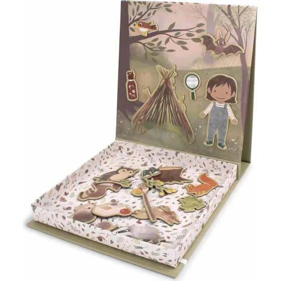 Filibabba Magnetisk spil 'I skoven' – 20 dele, 3+ år