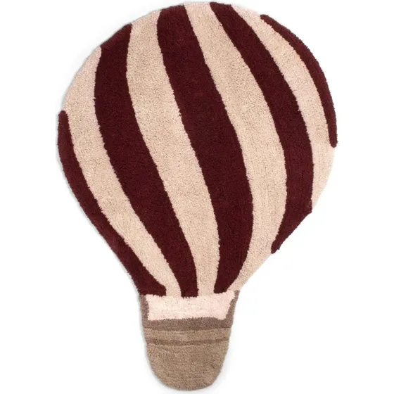 FILIBABBA Deeply Red Luftballon gulvtæppe