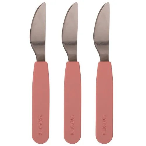 Filibabba Silikoneknive Rose (3 stk)