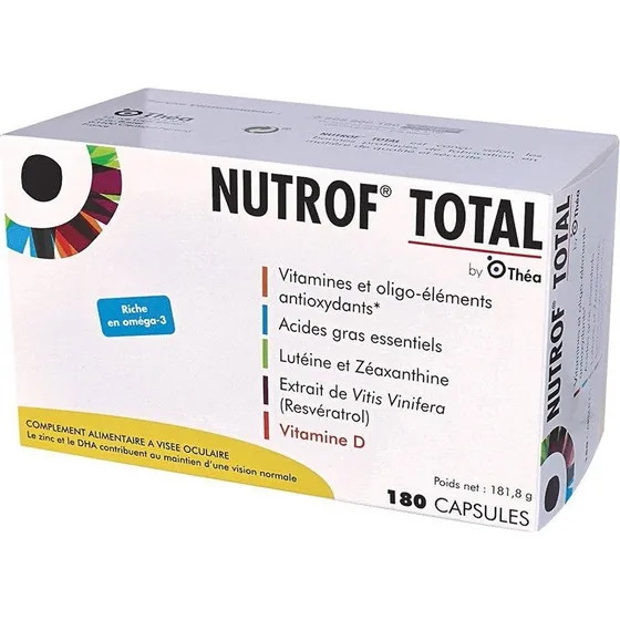 NUTROF TOTAL 180 kapsler (3 måneders forbrug)