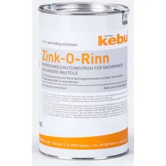 VMZINC Zink-O-Rinn Flydende Korrosionsbeskyttelse, 0,85L, Lysegrå