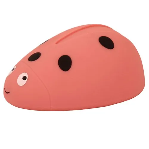 Filibabba LED-lampe Mariehøne Lullu, støvet rød