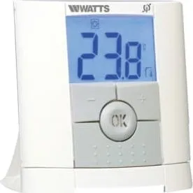 WATTS Vision trådløs rumtermostat med LCD, hvid