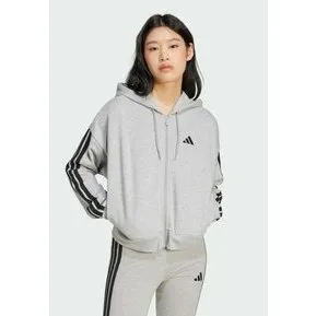 adidas Essentials 3-Stripes French Terry hættetrøje med lynlås