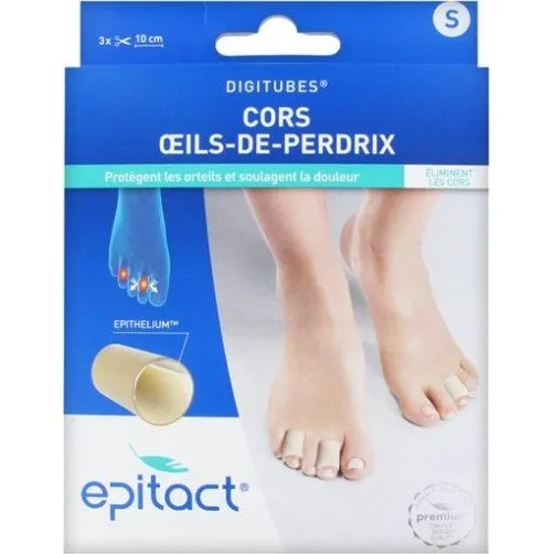 Epitact Cors Digitubi Agerhøneøjne Størrelse S (22 mm) - 3 stk.