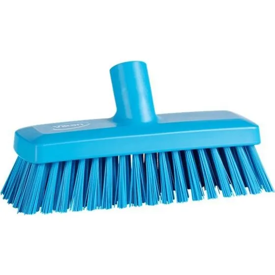 Vikan Gulv- og vægvaskebørste 22,5 cm blå (stive børster)