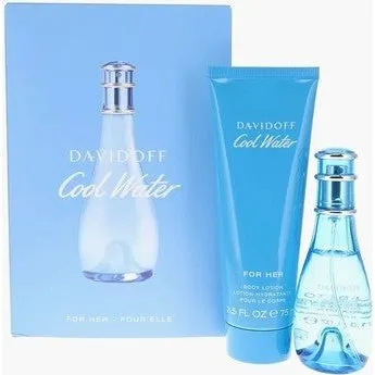 Davidoff Cool Water Woman Sæt: Eau de Toilette 30 ml & Bodylotion 75 ml