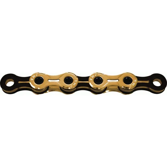 KMC X11SL Super Light Kæde 118L Guld/Sort