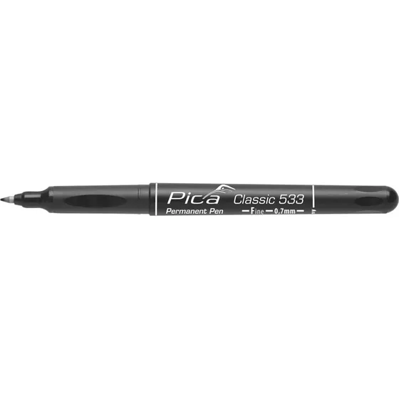 Pica Instant Pen sort permanent marker 0,7mm