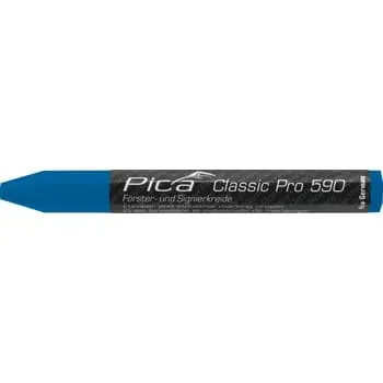 Pica Classic mærkekridt PRO, 120 mm, blå, 12 stk.