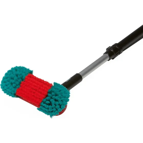 Vikan Vaskebørste med Vandgennemløb, Teleskopskaft 100–160 cm