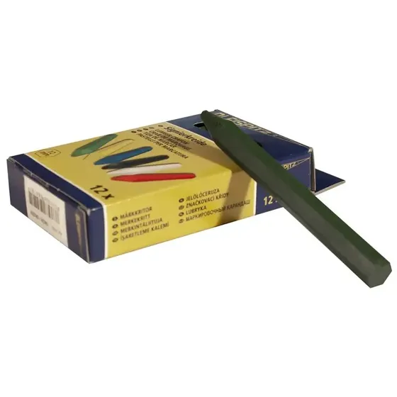 JUMBO Grønne Tømrerkridt 12x120mm - 12 stk.