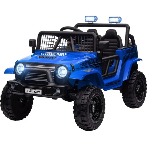 Elektrisk Børnebil 12V - Blå - 109x67x68,5 cm
