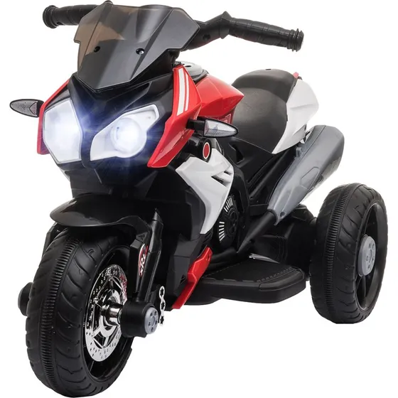 Elektrisk Motorcykel til børn, Sort/Rød, 86x42x52 cm