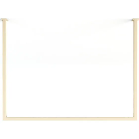 Metallbude Rubi tøjstativ, 80x100 cm, beige