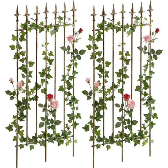 Elisa Espalier i metal, 2 stk., 100 x 50 cm - Art Nouveau