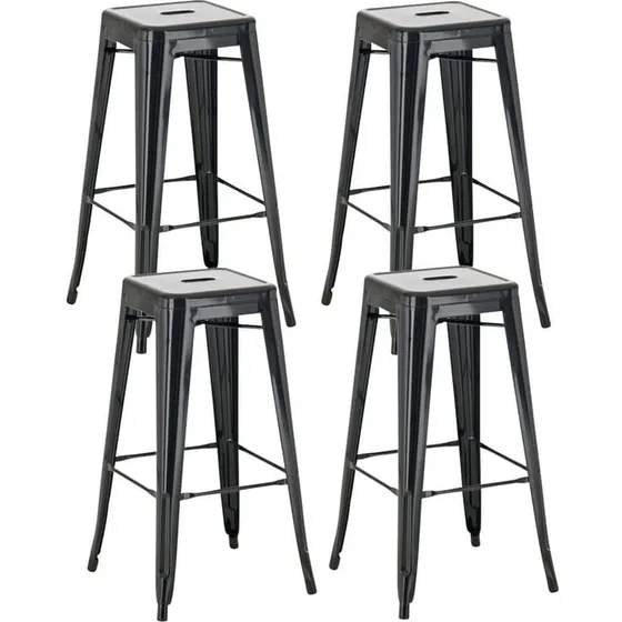 CLP Joshua Bar Skammel - 4-pack i metal