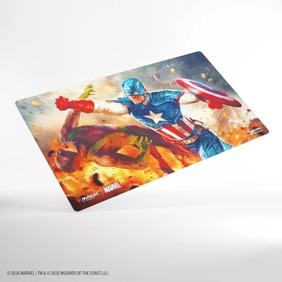Gamegenic Marvel Super Heroes Prime Playmat - Captain America