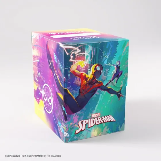 Gamegenic Marvel's Spider-Man Soft Crate Deck Box 80+
