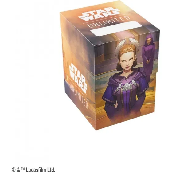 Gamegenic Padme & Palpatine Soft Crate Deck Box - Star Wars Unlimited
