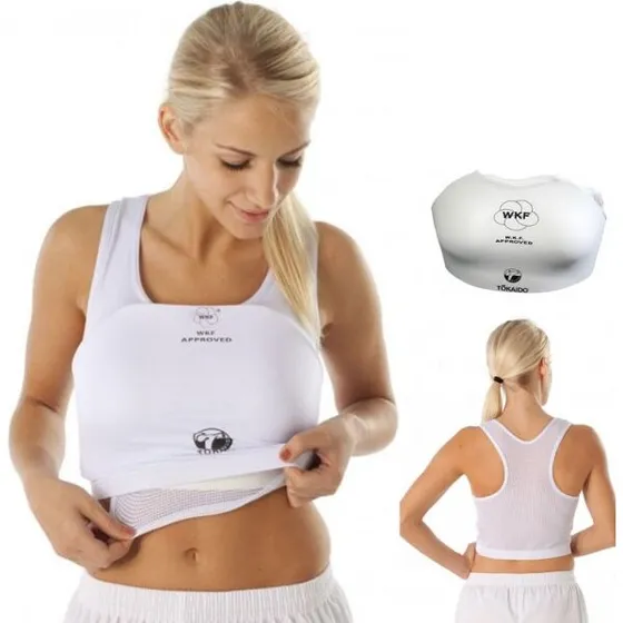 TOKAIDO Maxi Guard brystbeskytter sæt til kvinder, WKF, hvid M