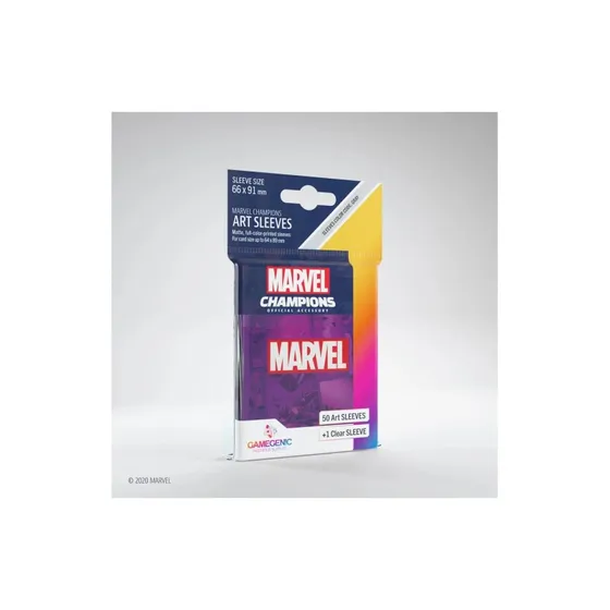 GameGenic Marvel Champions Art Sleeves - 50+1 stk - Purple