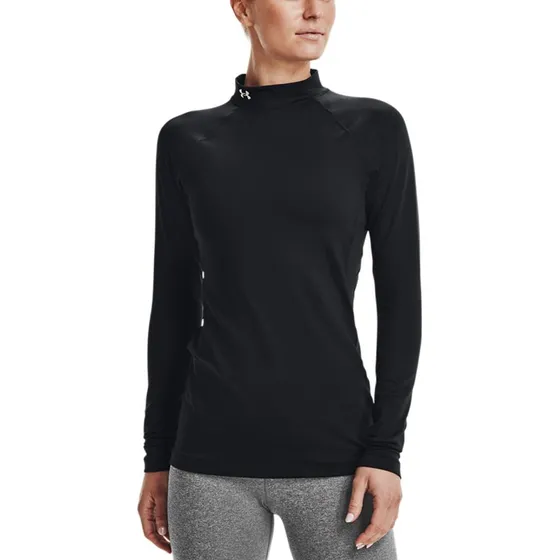 Under Armour ColdGear Authentics Mockneck Dame – Sort