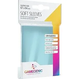 Gamegenic Soft Sleeves - Clear (100 stk)