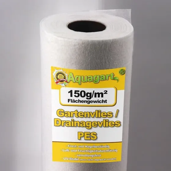 Aquagart Ukrudtsdug & Drændug 150g/m² - 75m² (1,5m bred)