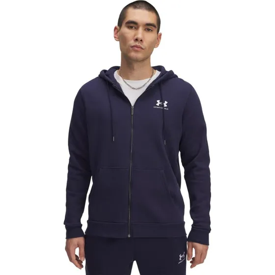 Under Armour Icon Fleece Taping Bukser - Blue/Squad Orange (Herre)