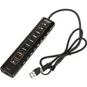 Nitro Concepts UH1 10-Port USB 3.2 Hybrid USB-hub