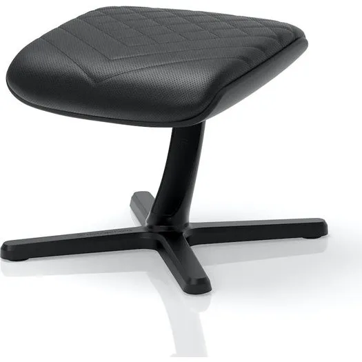 noblechairs Footrest 2 - Sort PU-læder
