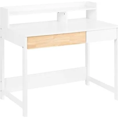 SoBuy Laptopbord med reol og skuffer FWT106-W
