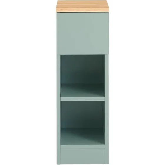SoBuy Smalt Natbord 20x35x61cm Grøn FBT111-GR