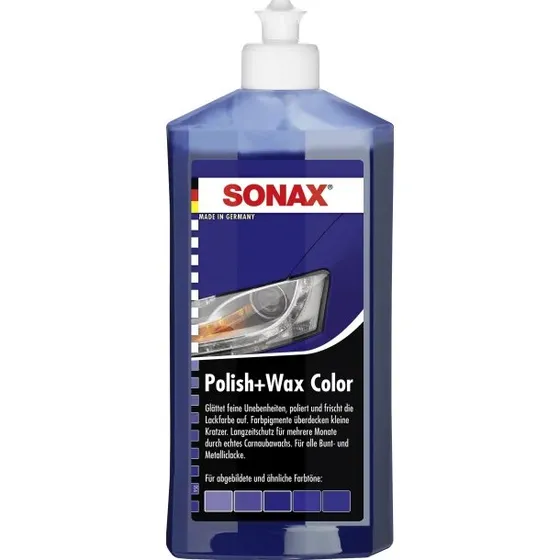 SONAX Polering & Voks med Carnauba 500 ml – Hvid