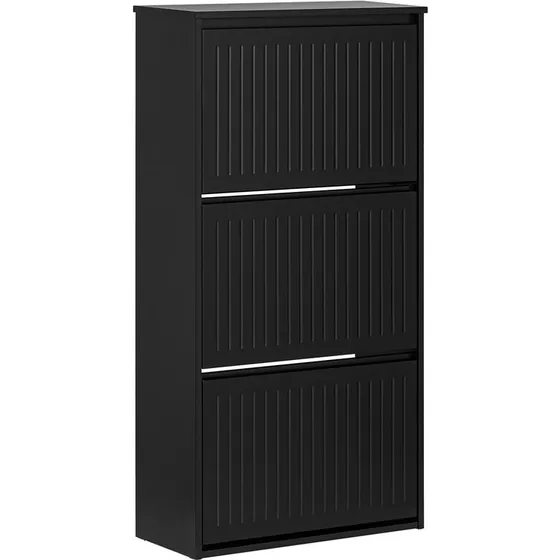 SoBuy Skoskab FSR165-H-SCH med 3 låger og 3 hylder